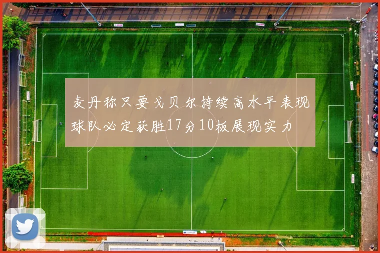 麦丹称只要戈贝尔持续高水平表现球队必定获胜17分10板展现实力